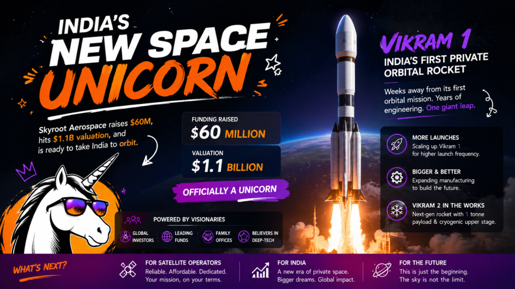 Skyroot Aerospace Hits Unicorn Status with $60 Million Fundraise